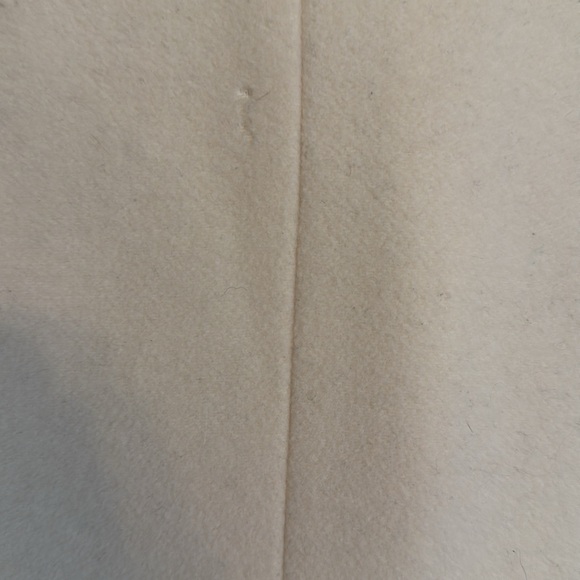 TAHARI Long Cream Colored Wool Coat - Picture 12 of 16